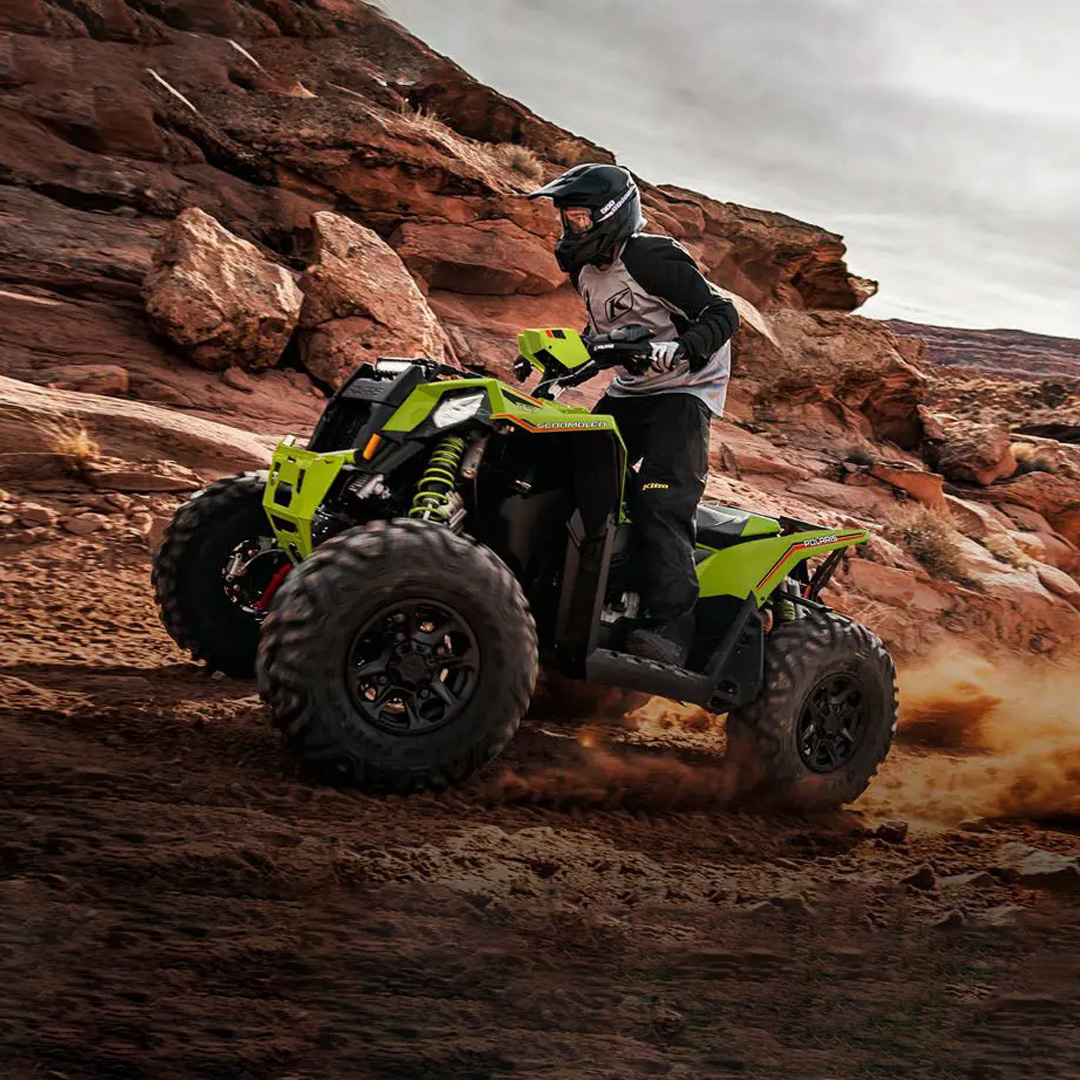 Polaris Scrampler XP 1000 Climbing up Rocks